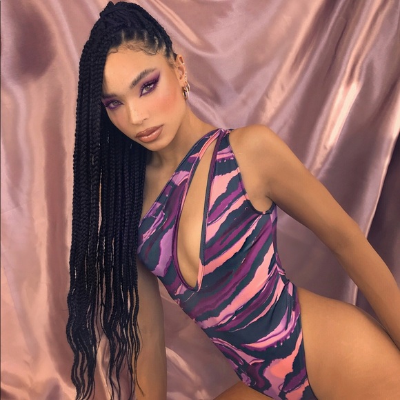 PrettyLittleThing Tops - Marble bodysuit